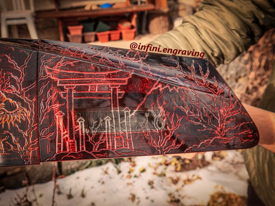 Стопове за Lexus IS Гравирани