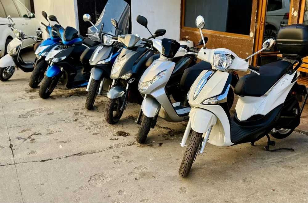 Scutere 50 cc benzină, SYM Peugeot Kymco Piaggio, funcționale
