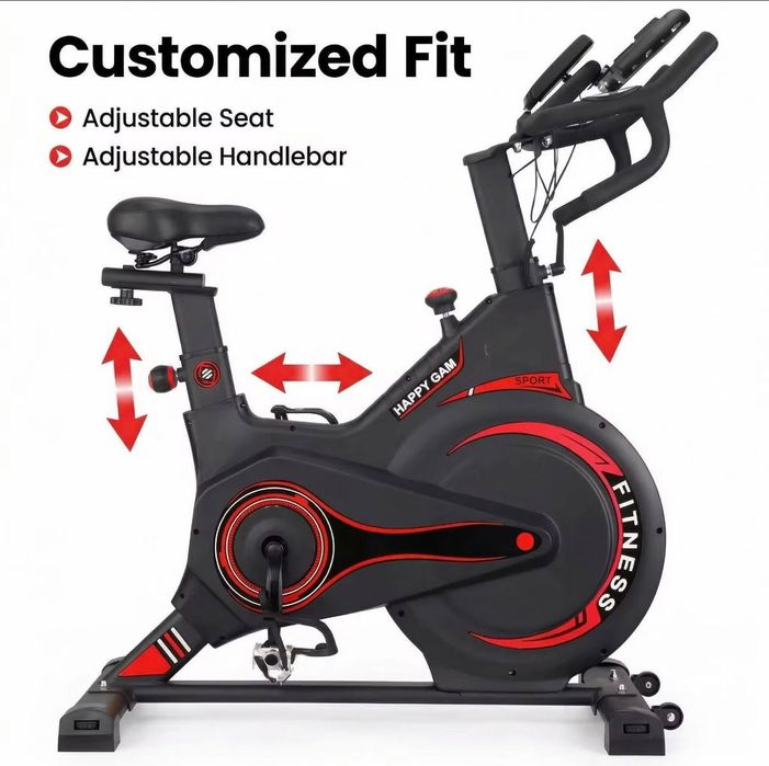 Велотренажёр спин-байк Happy Gam Fitness Рассрочка