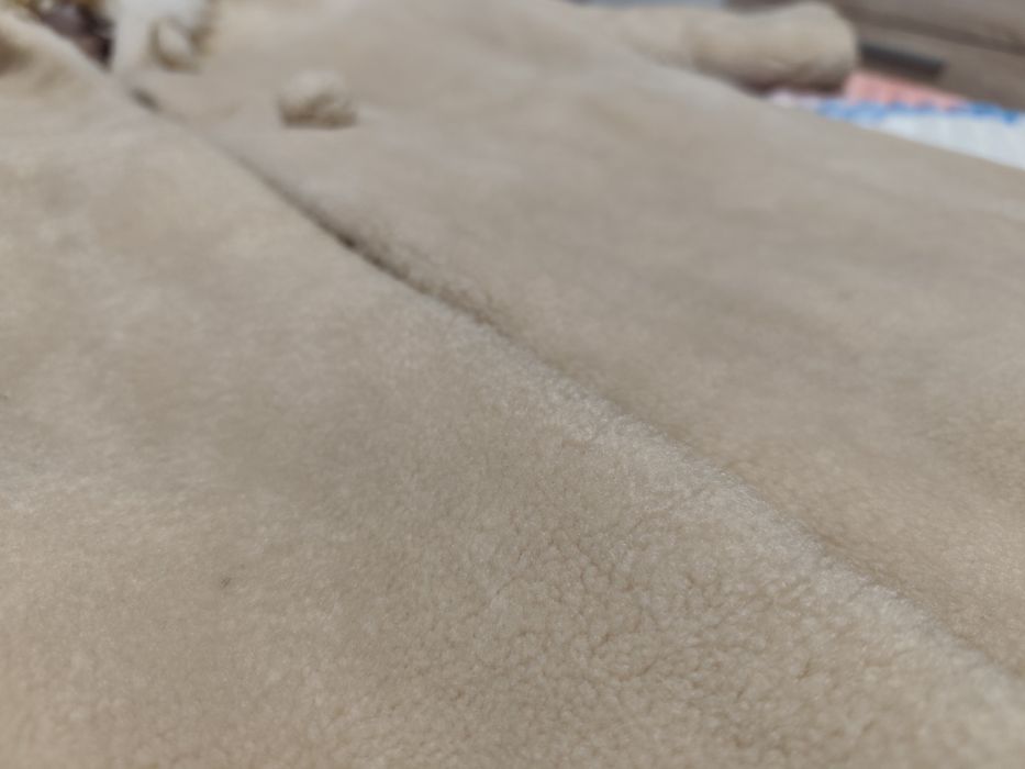 Дамско кожено  палто с Яка