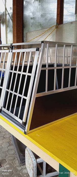 cușcă dubla transport câini talie medie. 650 lei