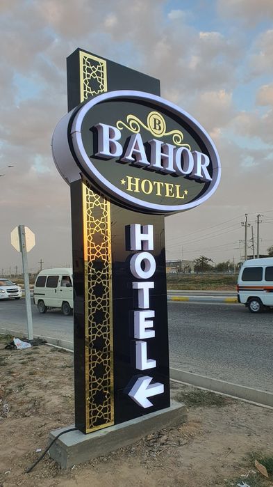 Reklama/Banner/Harflar/Abyomne Bukva/Tashqi va ichki reklama xizmatlar