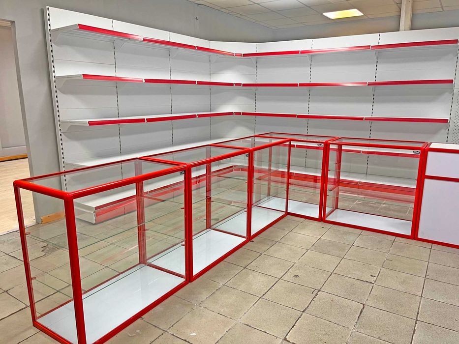 Стеклянные витрины, прилавки, лучшее заводское качество