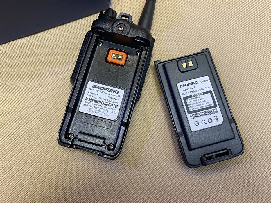 Baofeng uv 9R 20W най-мощната 9800mah walkie talkie радиостанция radio