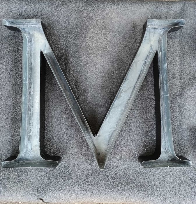 Set 11 litere volumetrice metalice