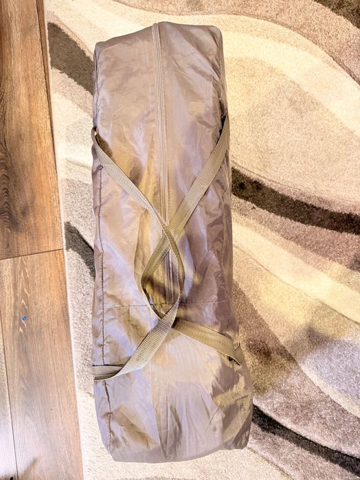 детска кошара CHIPOLINO МЕРИДА ФРАПЕ на две нива + сгъваем матрак