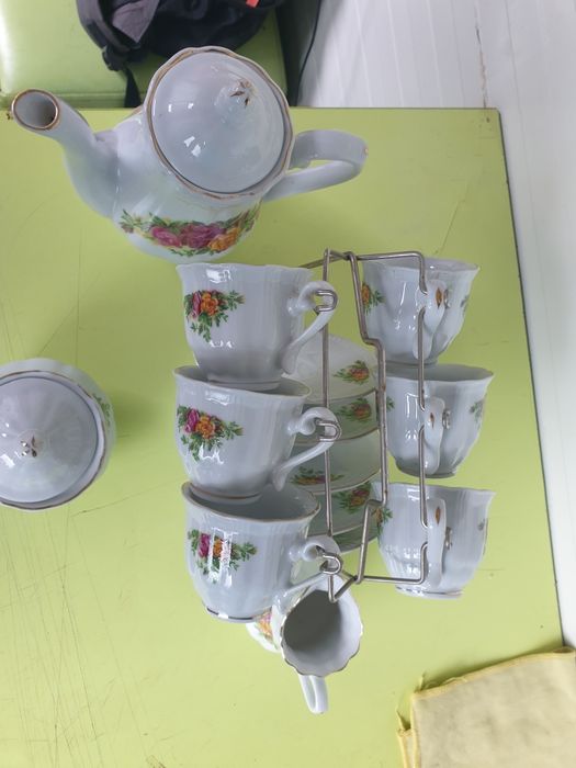 Set cești cafea și ceainic