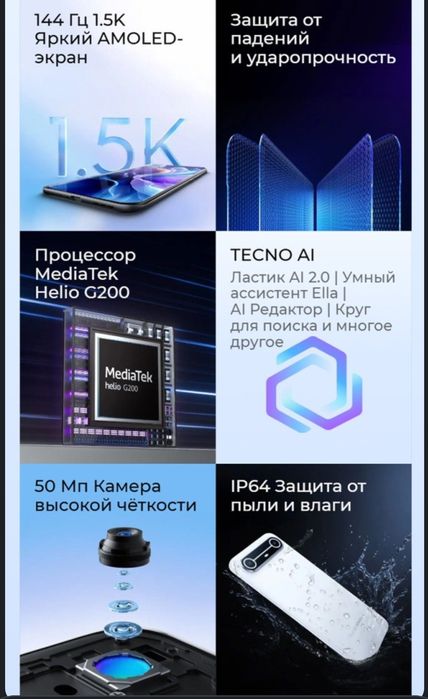 Самый тонкий телефон. Tecno slim.