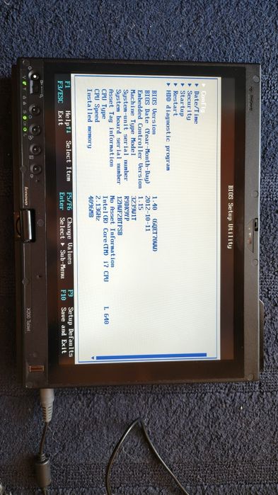 Lenovo x201t laptop - tablet