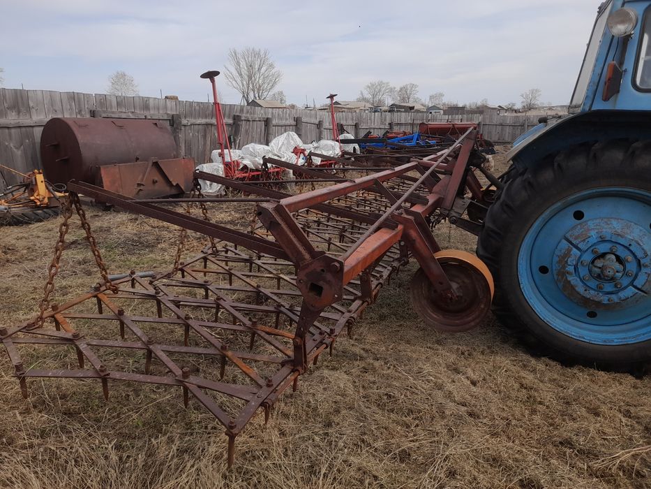 Бороны зубовые навесные.