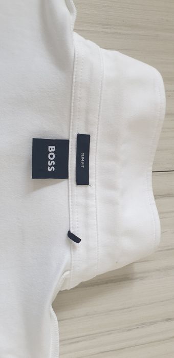 Hugo Boss Palosh 30 Pima Cotton Slim Fit M НОВО ОРИГИНАЛ Мъжка Тениска