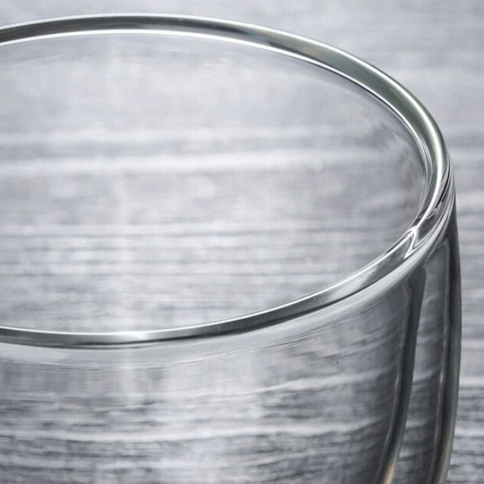 Термоустойчиви чаши с дръжка двойно дъно за кафе, чай, капучино 120 мл