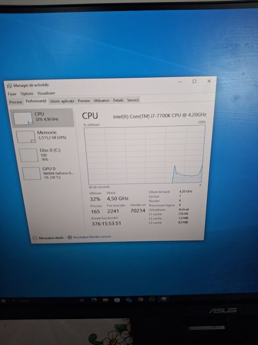Vând Setup GAMING  – Calculator gaming+Monitor 100 hz+Volan Hori Apex