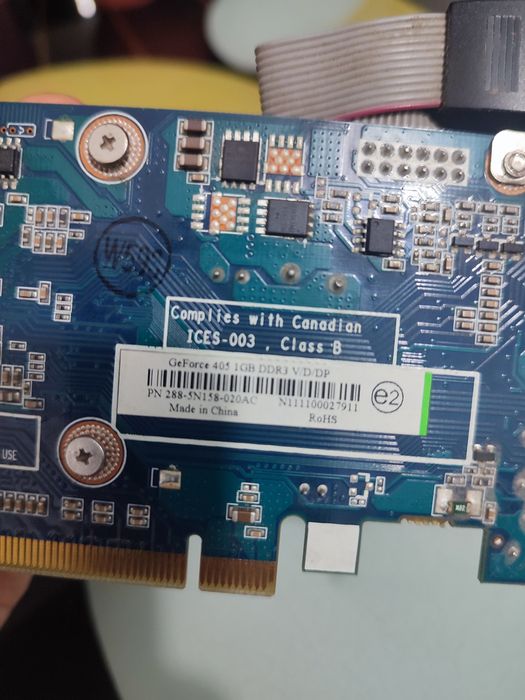 Видеокарта gts 405 1gb