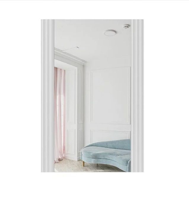 Стилно бяло огледало