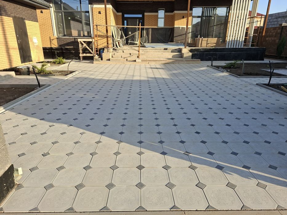 Укладка брусчатки