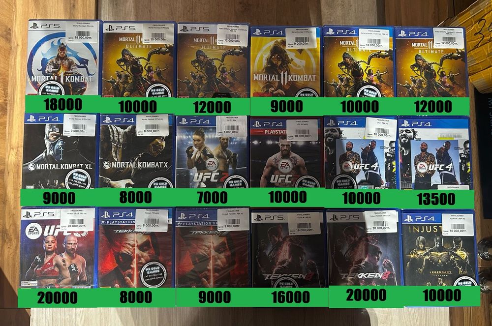 Диски на playstation Ps4/Ps5, новые,б/у