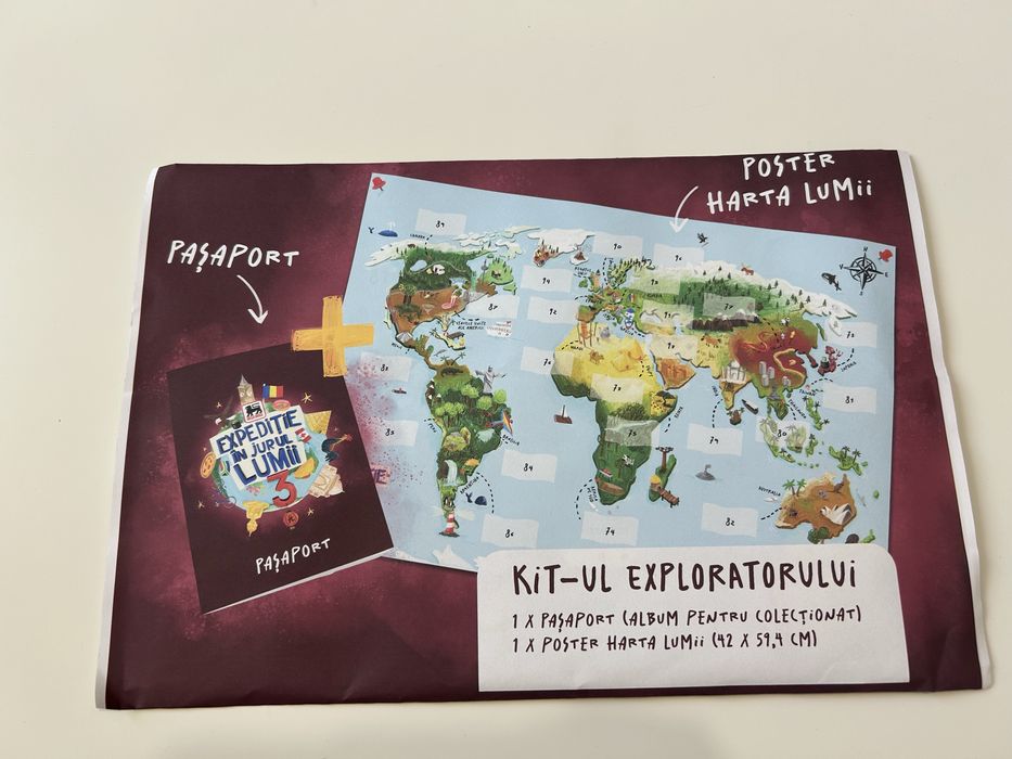 Boxa zoo + cutie tabla + Kitul exploratorului
