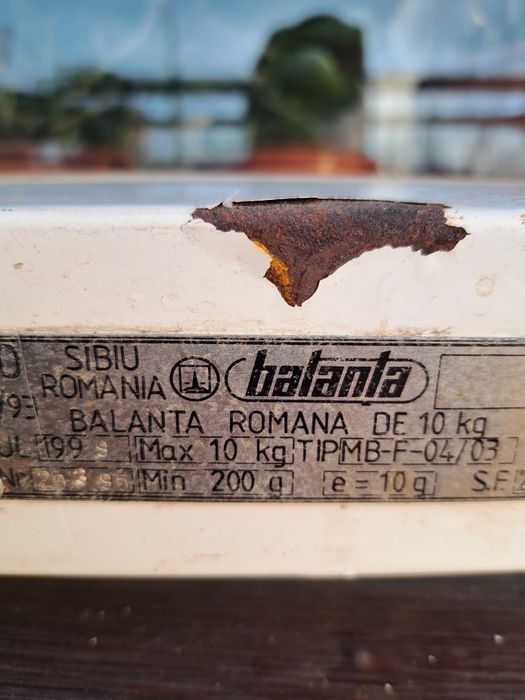 Cântar cu riglă Balanța Sibiu, 10 kg