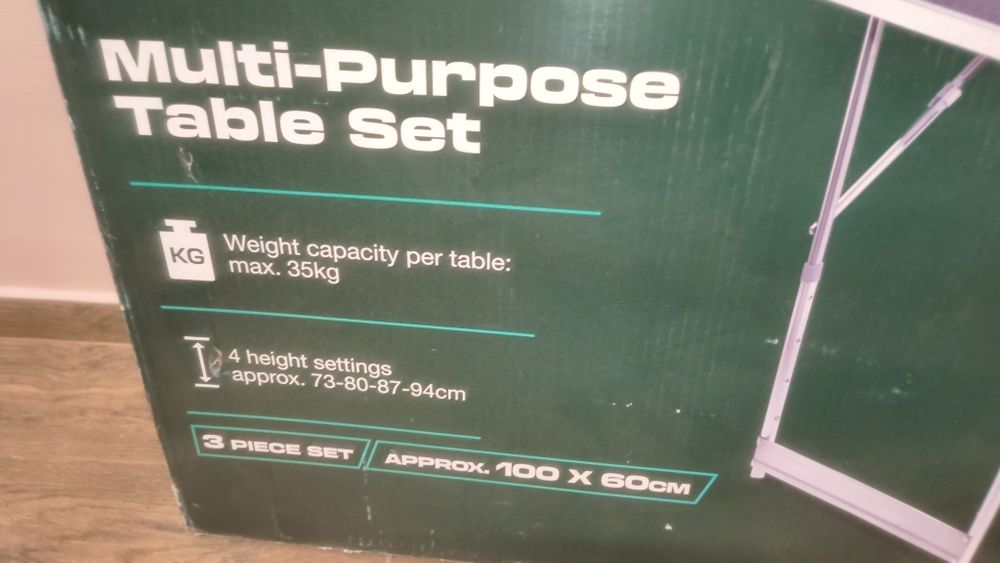 Сгъваеми маси три броя  Parkside