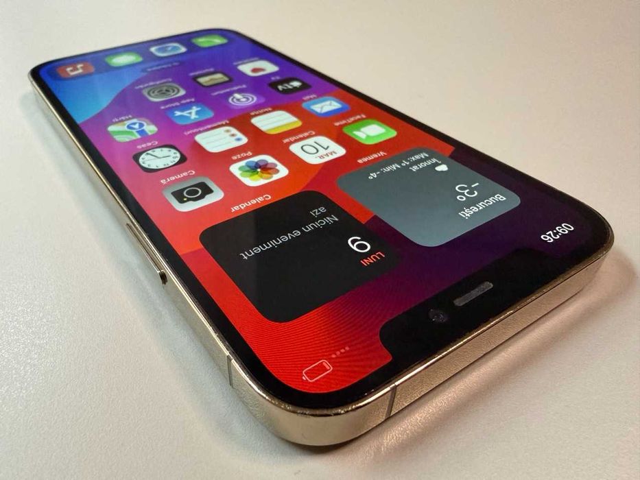  Apple / iPhone 12 Pro 128 Gb / Gold / 100% Acumulatorul