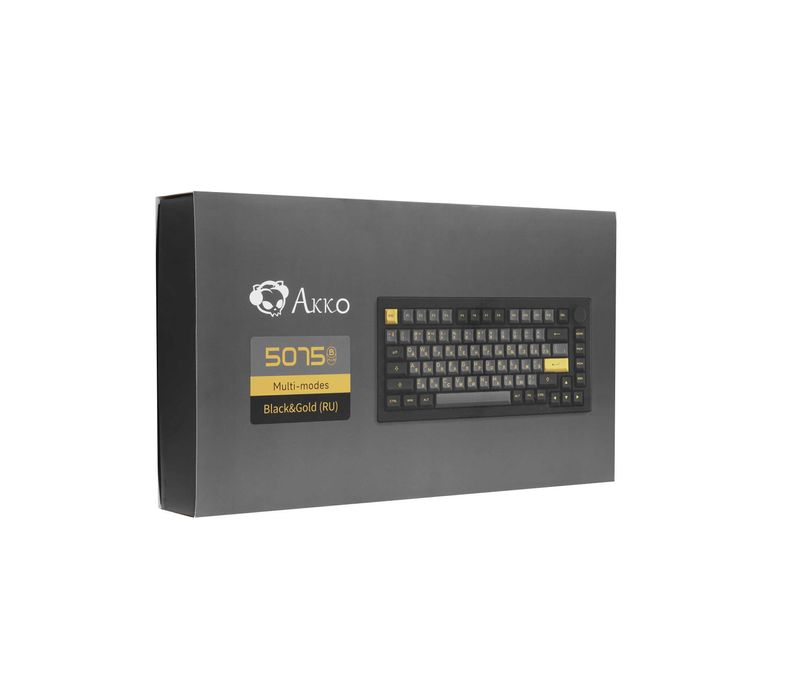 \ Клавиатура AKKO 5075B Plus Black & Silver