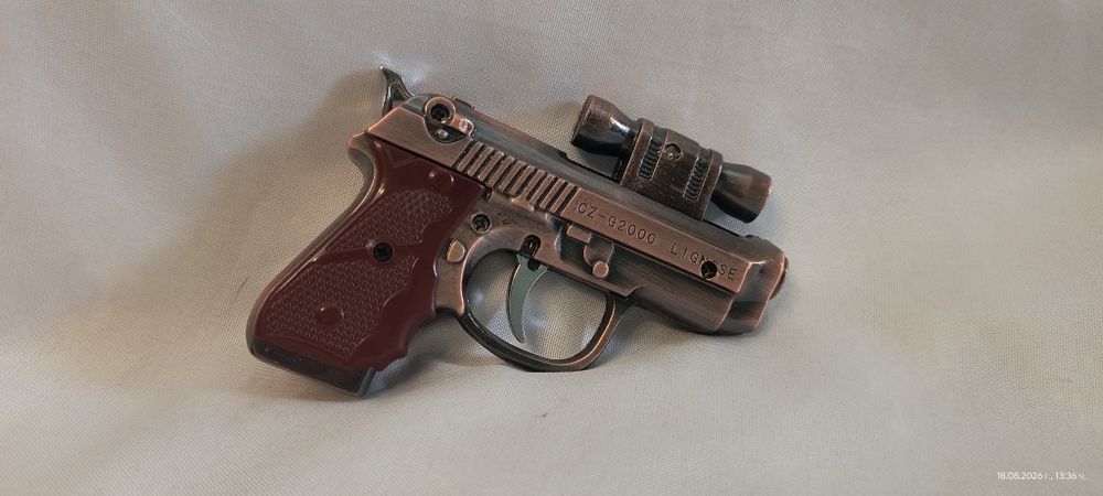 Метална запалка пистолет Beretta 92