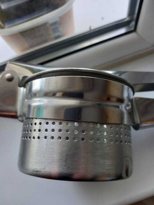 Pasator de cartofi din oțel inoxidabil, mâner antiderapant,