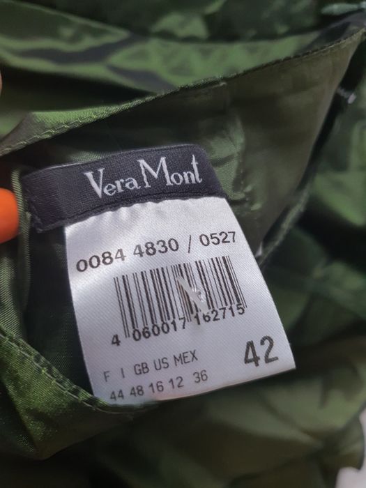 Fusta lunga closata verde tafta