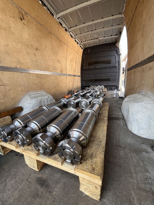 Șnecuri, axe, blindaje, malaxor hardox