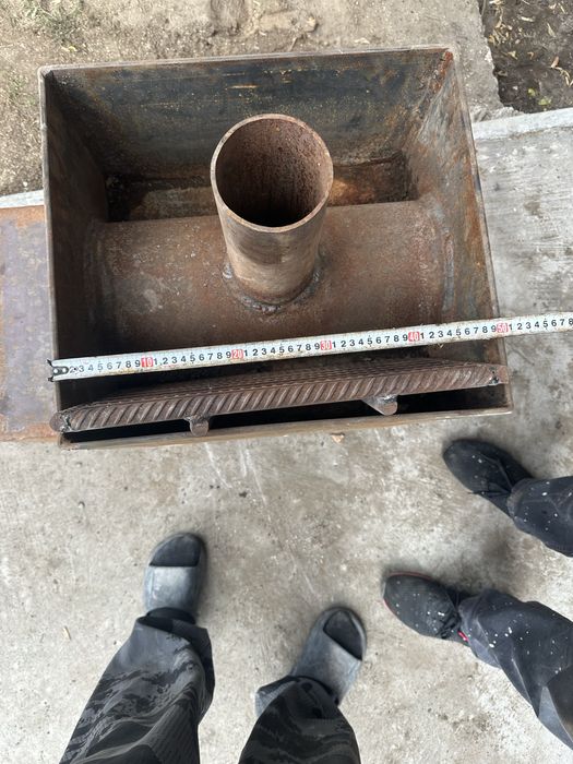 Новая банная печка