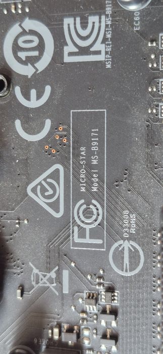 Placa baza MSI Z370 Aegis TI3 LGA 1151 defecta