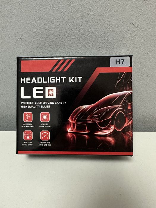 Set 2 becuri led cu lupa H7 LED - PROMOȚIE ‼️