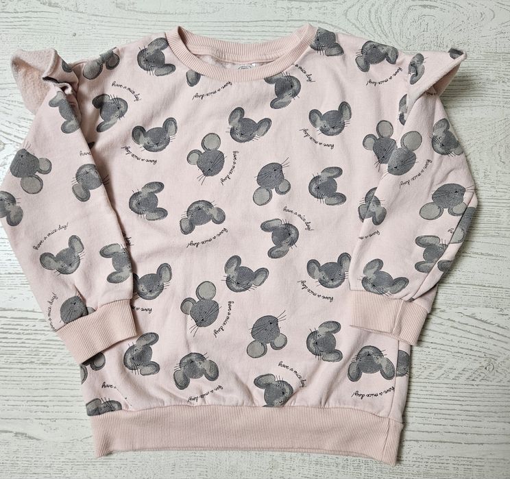 Bluziță roz cu șoricei – Little Kids, mărimea 122