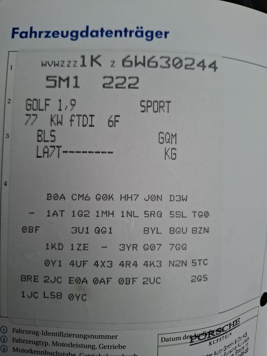 Elemente Caroserie VW Golf Plus 1.9TDi 77kw 105cp Tip BLS An 2008