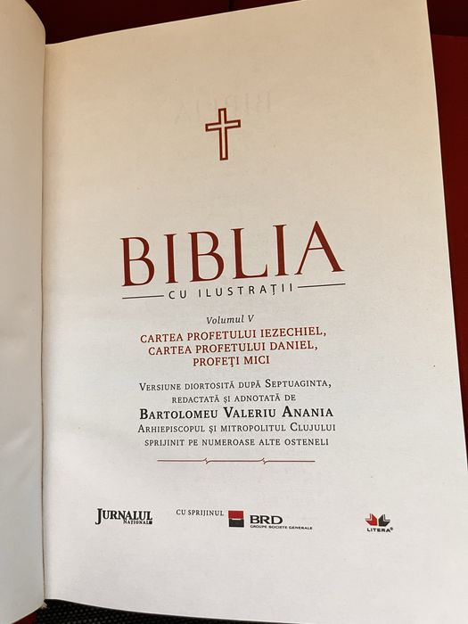 Biblia cu ilustratii 8 volume. Cititi descrierea