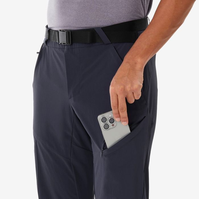 Pantalon Drumeție la munte Mh500 Albastru - produs resigilat Decathlon