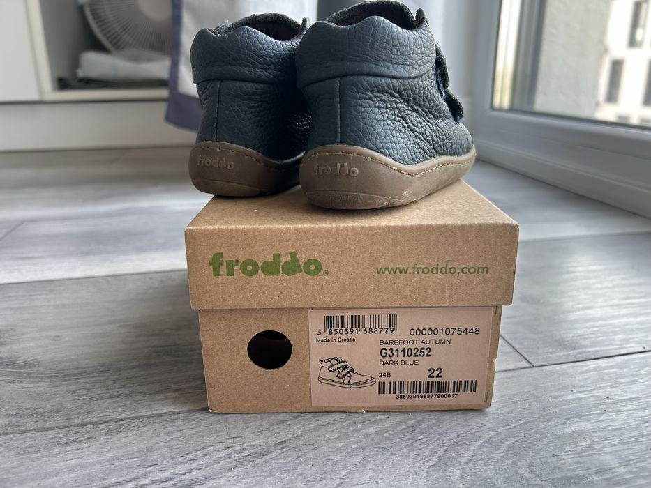 Ghete de toamna pentru copii Froddo Barefoot, mărimea 22