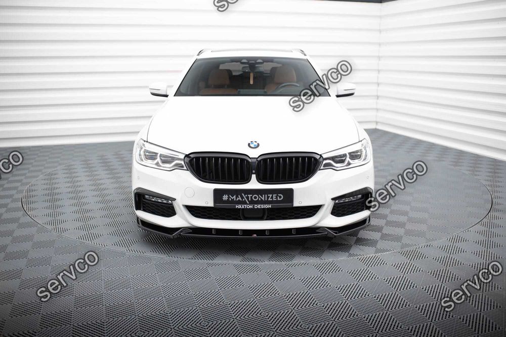 Prelungire splitter bara fata Bmw Seria 5 G30 G31 M-Pack 2017-2020 v12 - Maxton Design