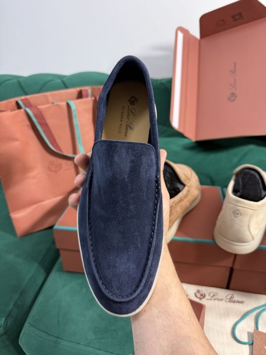 Mocasini Loro Piana piele naturala 100% Full Box colectie noua