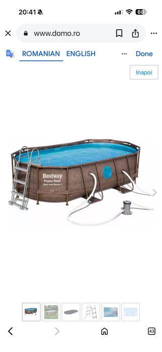 Piscina bestway mare