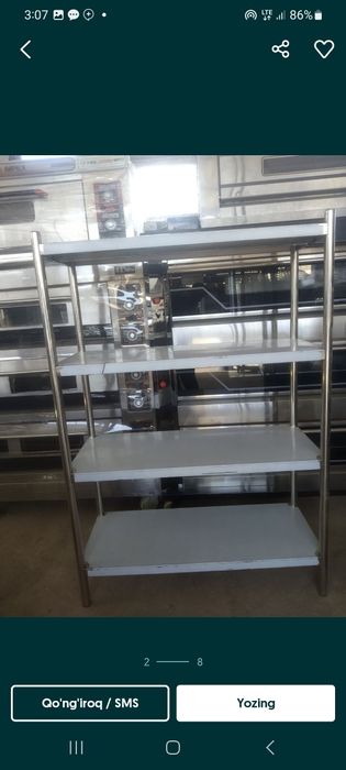 Стеллаж из нержавейки STELLAJ stelaj stilaj