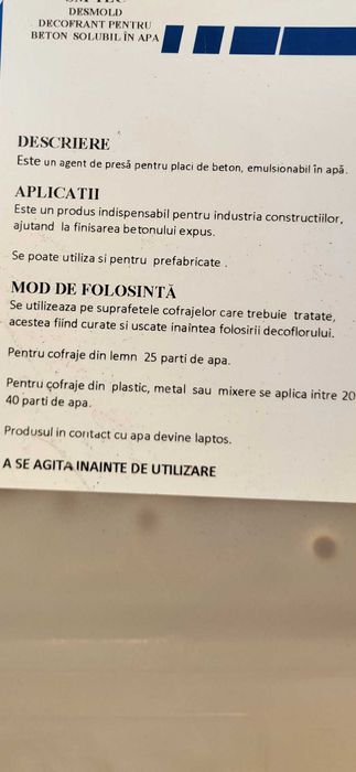 Decofrol, pentru curățarea panourilor dokka!