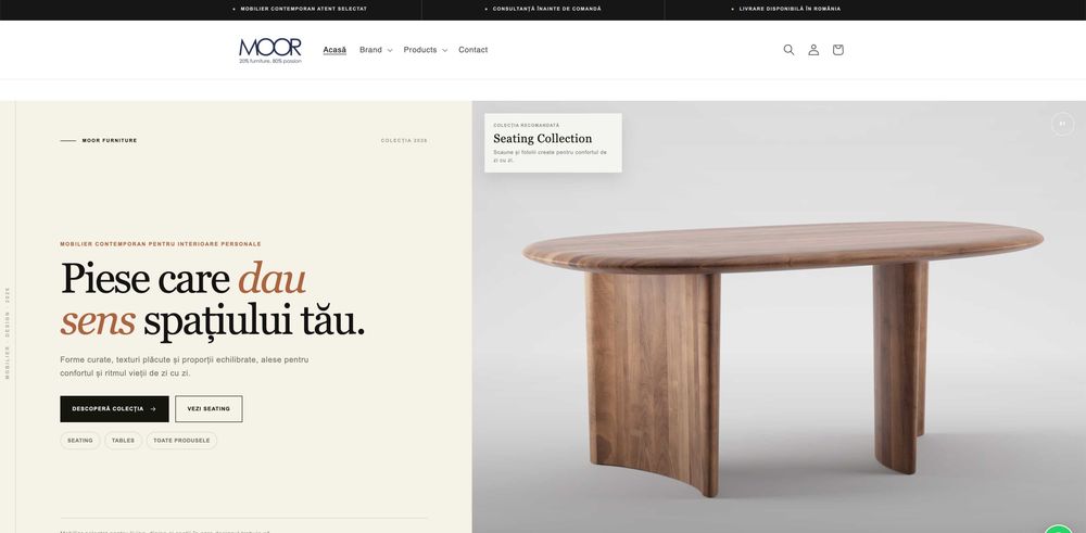 Creare magazin online | Website de prezentare la doar 200EUR
