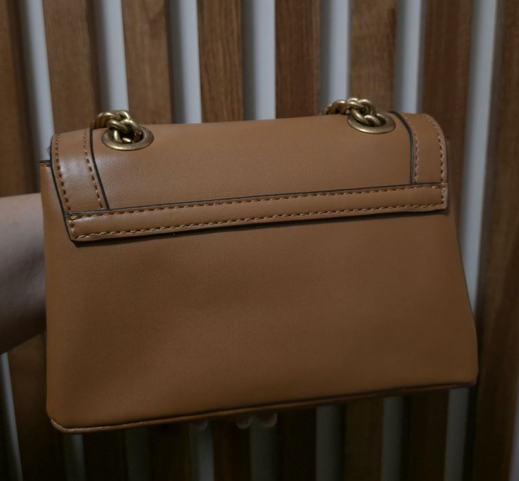 Geantă Guess, Abey, culoare maro, nouă - nefolosită, din piele