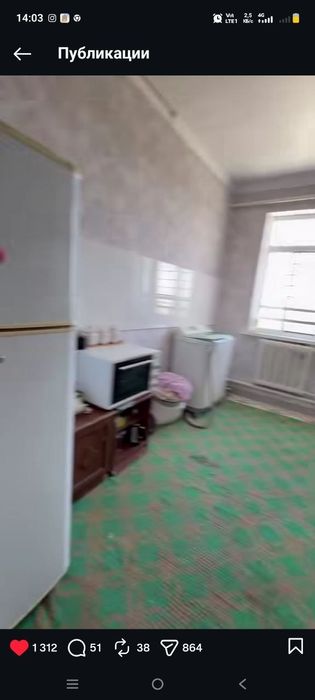 22 mkr da 3 xanali kvartira sotiladi