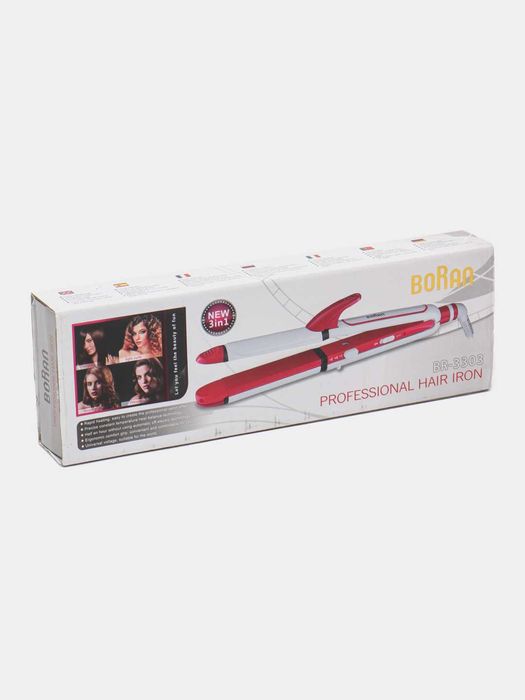 Утюжок для волос Soch uchun dazmol, 3в1 Professional Hair Iron BR3303
