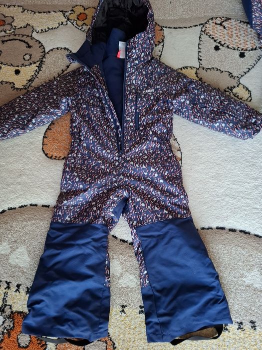 Costum Schi Calduros si Impermeabil Imprimeu Leoparzi copii, 3  ani