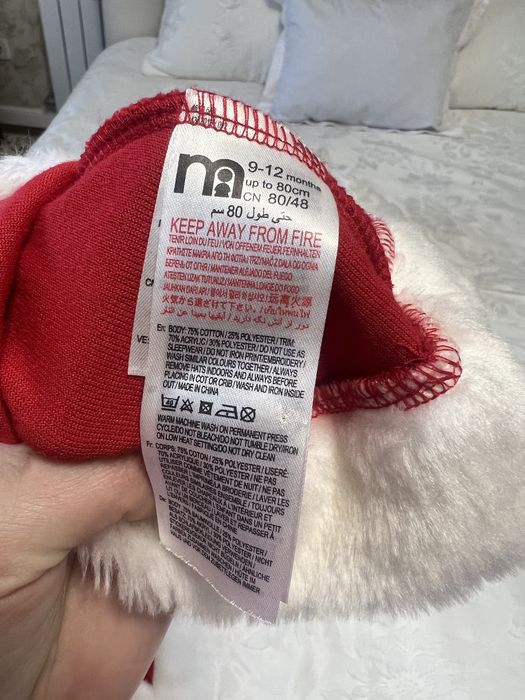 Бодик для мальчика Санта клаус