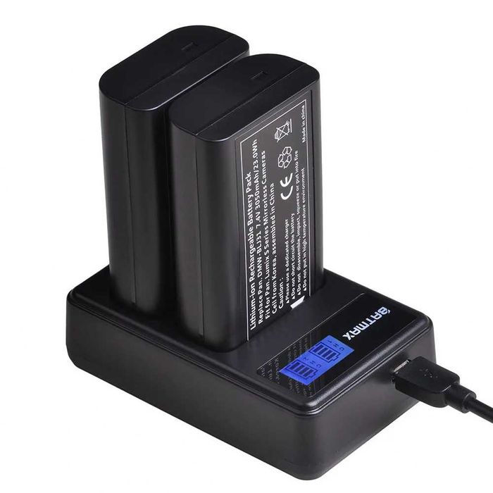 Set 2 acumulatori DMW-BLJ31 + incarcator Panasonic LUMIX S1 S1R S1H